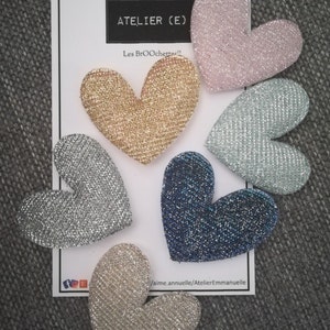 Mesh Heart Brooch
