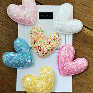 Glitter Heart Brooch