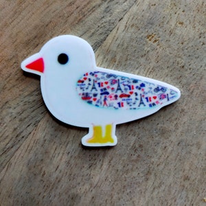 Broche mouette image 3