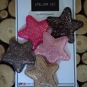 Star Glitter Brooch