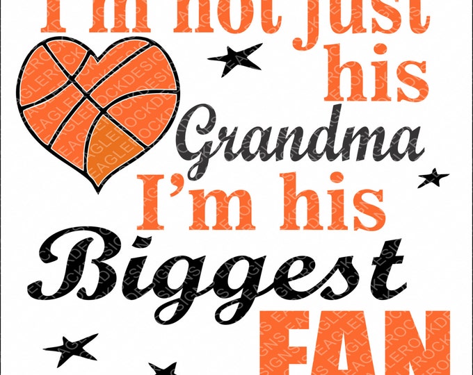 Download I'm Not Just His Grandma SVG DXF EPS Cut File for Cameo | Etsy