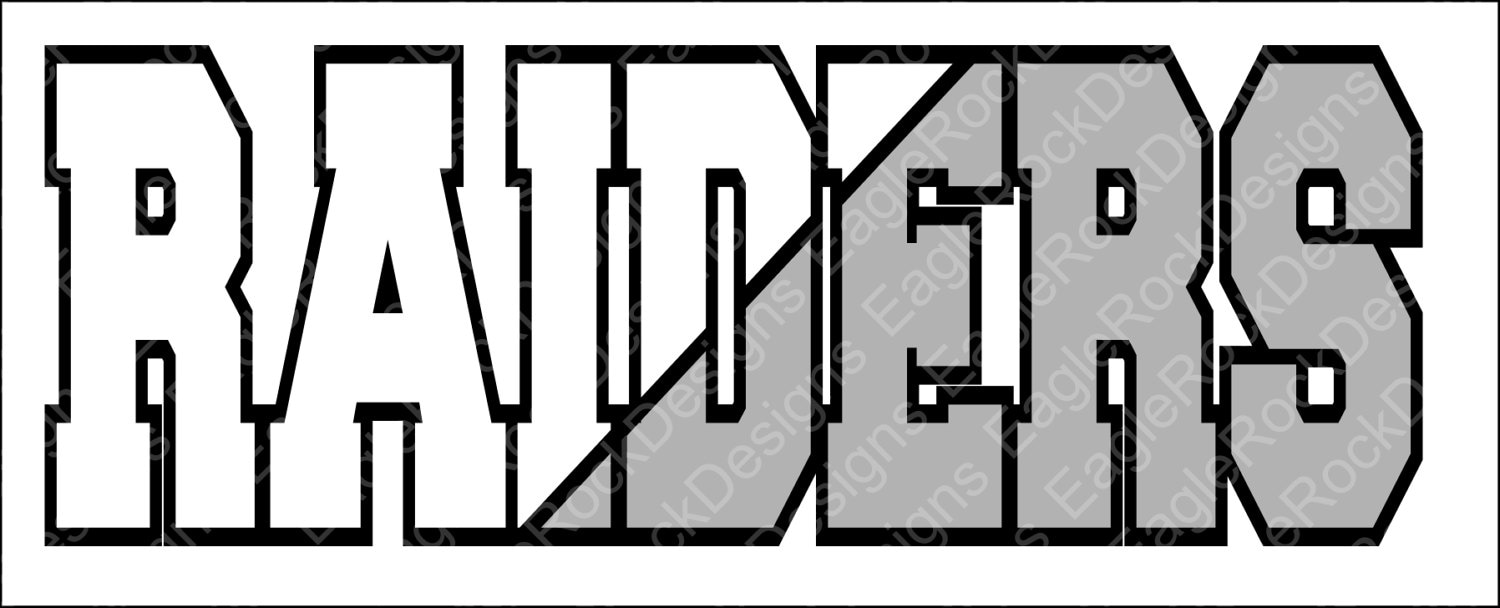 Download Raiders SVG DXF EPS Digital Cut File Silhouette Cricut | Etsy