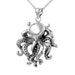 Octopus Necklace in Sterling Silver, Octopus Jewelry, Nautical Jewelry.  FD-21-16