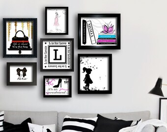Fashion Wall Art, Fashion Art, Fashion Wall Decor, Fashion Prints, Fashion Illustration, Fashion Books, Wall Art Fashion, Gallery Wall Art