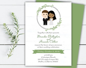 Anime Wedding Invite Etsy