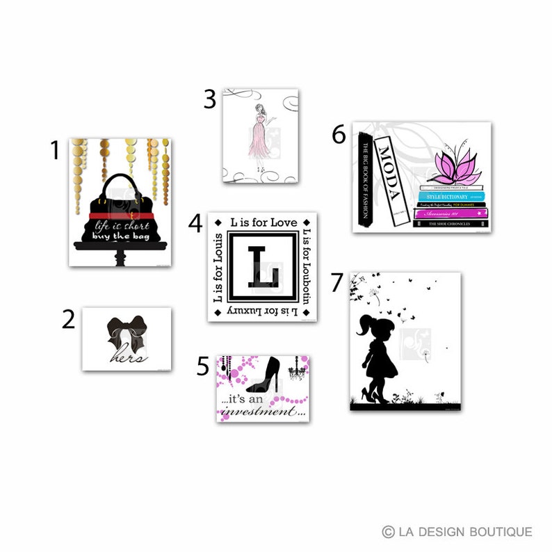 Fashion Wall Art Fashion Art Fashion Wall Decor Fashion Etsy