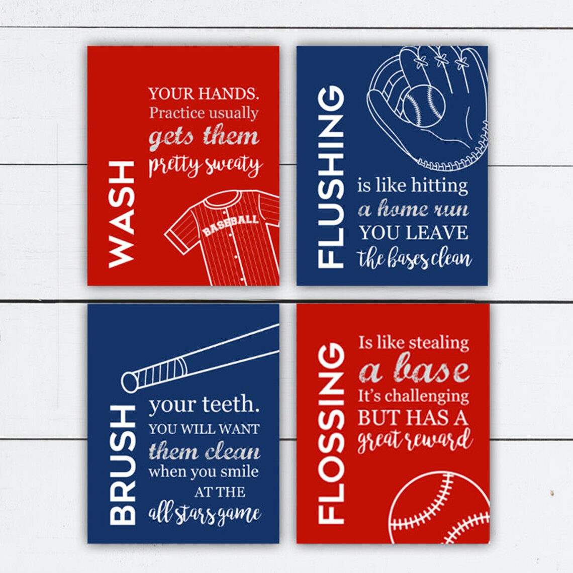 Kids Bathroom Wall Art, Bathroom Wall Art Kids, Bathroom Kids Wall Art ...