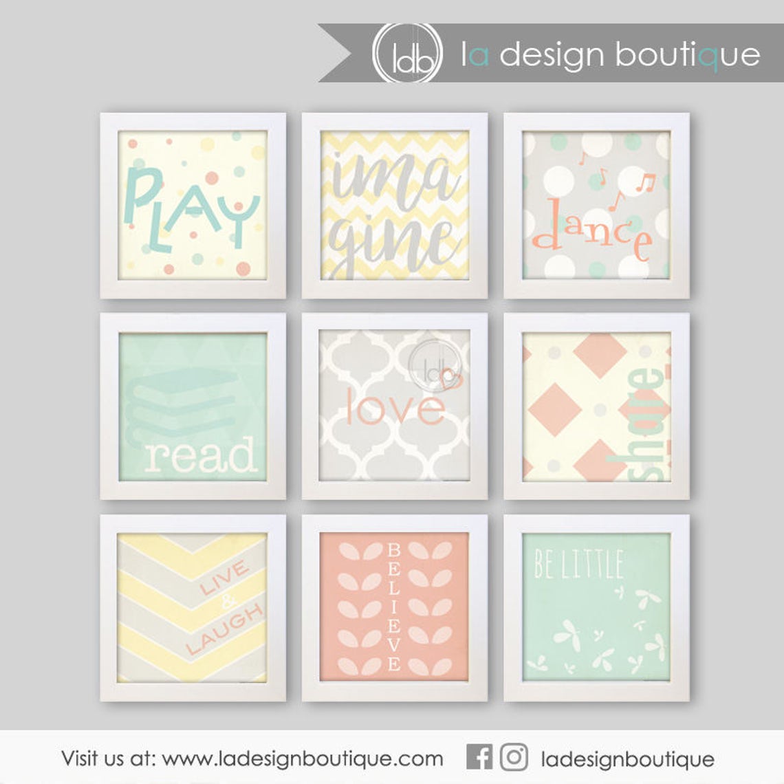 Nursery Wall Art Quotes Nursery Wall Art Printable Nursery Etsy