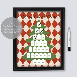 Christmas Tree Advent Calendar, Advent Calendar Christmas Tree, Christmas Tree, Advent Calendar, DIY Advent Calendar, Countdown, 25 Days