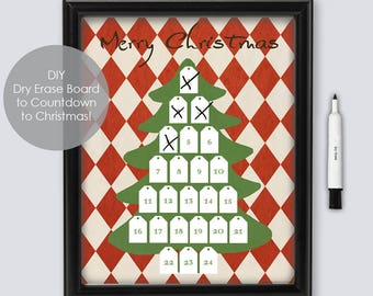 Christmas Tree Advent Calendar, Advent Calendar Christmas Tree, Christmas Tree, Advent Calendar, DIY Advent Calendar, Countdown, 25 Days