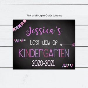 Last Day of School, Last Day of School Sign, Last Day of School ...