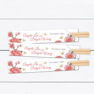 Pauzinhos personalizados, mangas de pauzinhos personalizadas, lembrancinhas de casamento de pauzinhos, lembrancinhas de casamento asiáticas, casamento chinês, pauzinhos, suporte