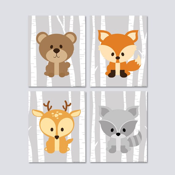 woodland animals nursery