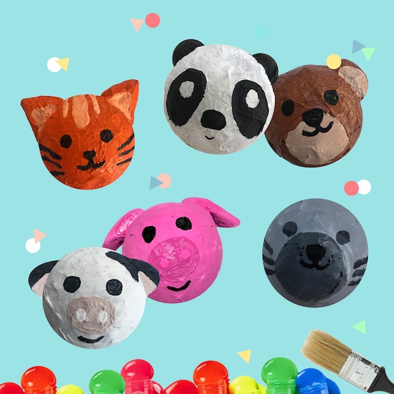 Paper Mâché, Paper Mâché Animals, Paper Mâché Kit, Panda Gifts, Activity  Kit, Kids Activity Kit, DIY Craft Kit for Kids, Activities for Kids by La  Design Boutique