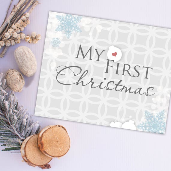 First Christmas, My First Christmas, First Christmas Picture, My First Christmas Outfit, My First Christmas Sign, Merry Christmas Sign Il_570xn