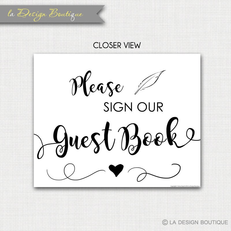 Printable Wedding Set Wedding Signs Set Wedding Signs | Etsy