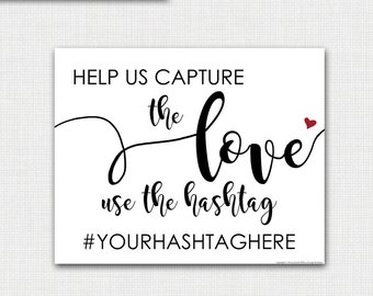 Wedding Signs "Use the Hashtag" Instagram Oh Snap Wedding Decoration Print Art Chalkboard Ceremony DIY Printable Collection FILE DOWNLOAD