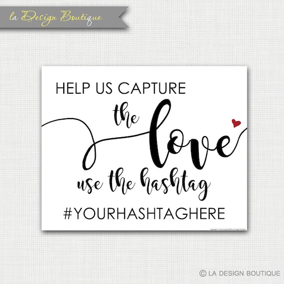 Wedding Signs "Use the Hashtag" Instagram Oh Snap Wedding Decoration Print Art Chalkboard Ceremony DIY Printable Collection FILE DOWNLOAD Il_570xn
