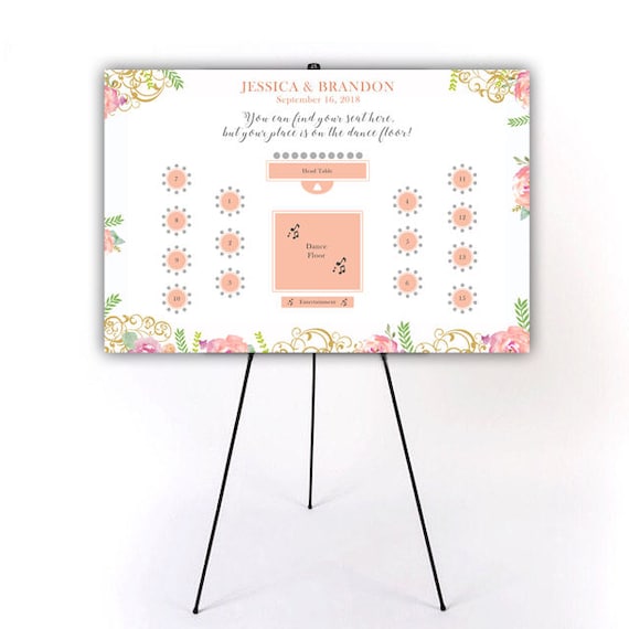 Wedding Chart Wedding Chart Template Wedding Chart - Etsy