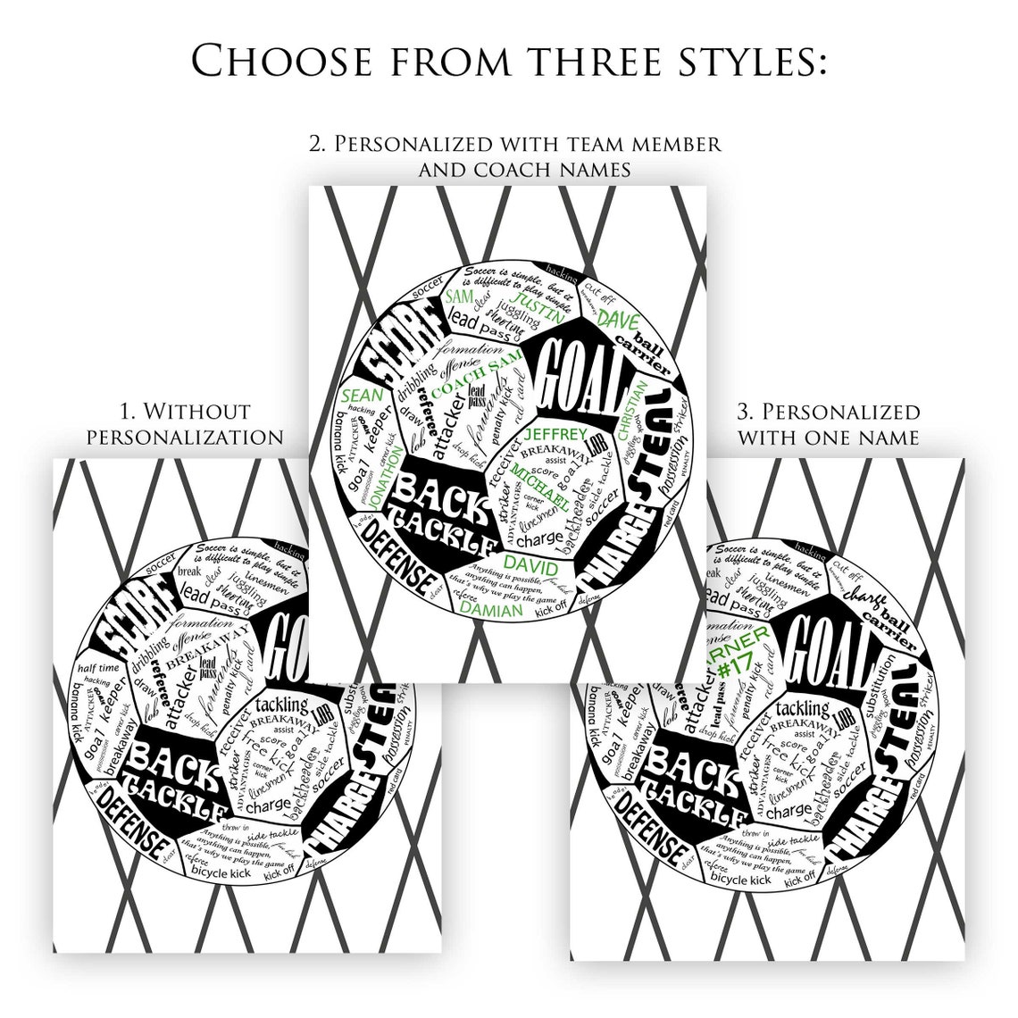 Soccer Gifts Soccer Gifts Boys Personalized Soccer Gifts Etsy