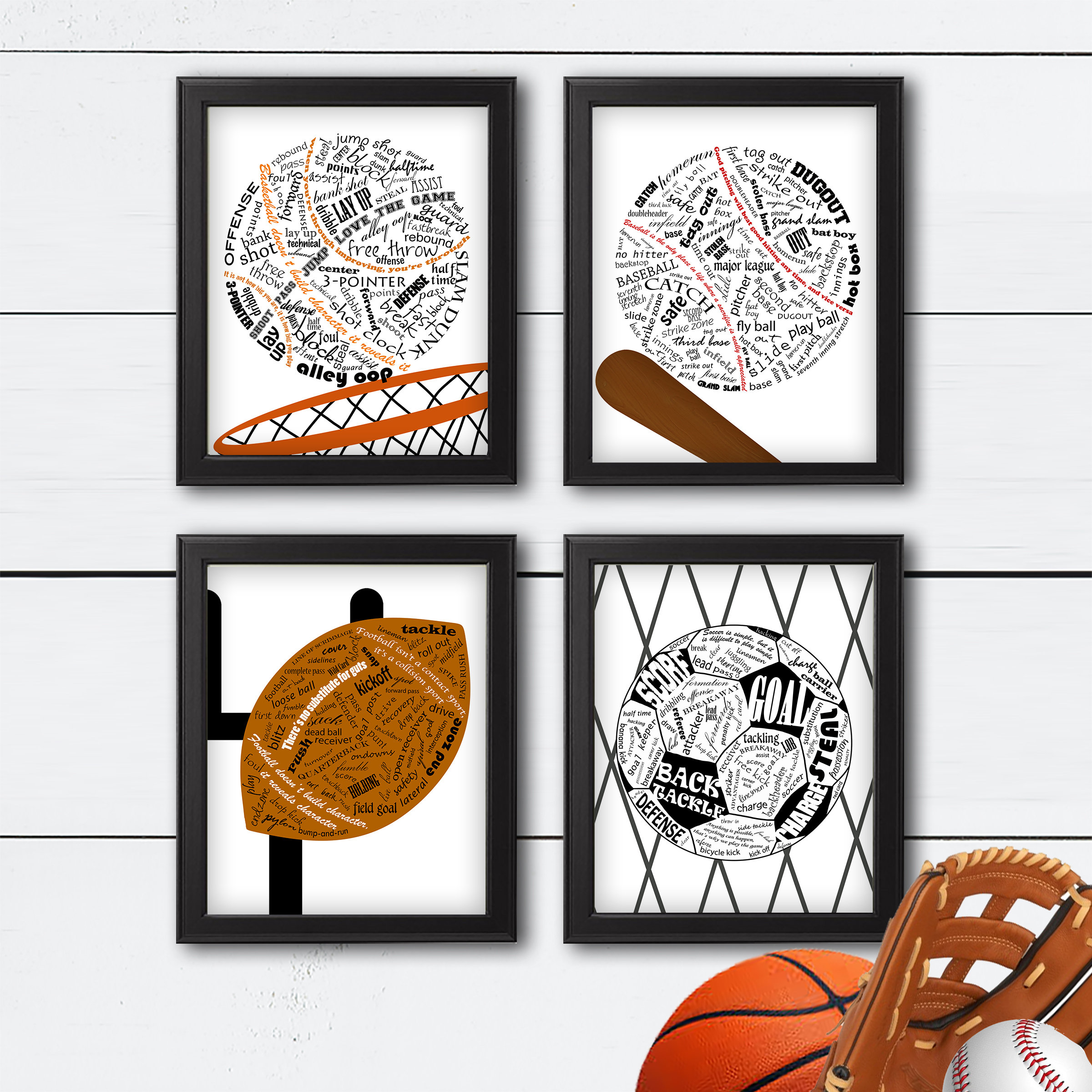Sports Wall Art for Boys Wall Art Sports Sports Wall Art Etsy