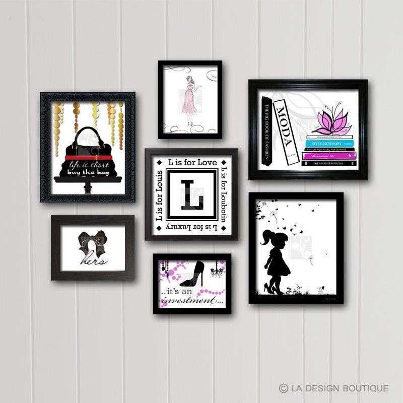 Fashion Wall Art Fashion Art Fashion Wall Decor Fashion Etsy