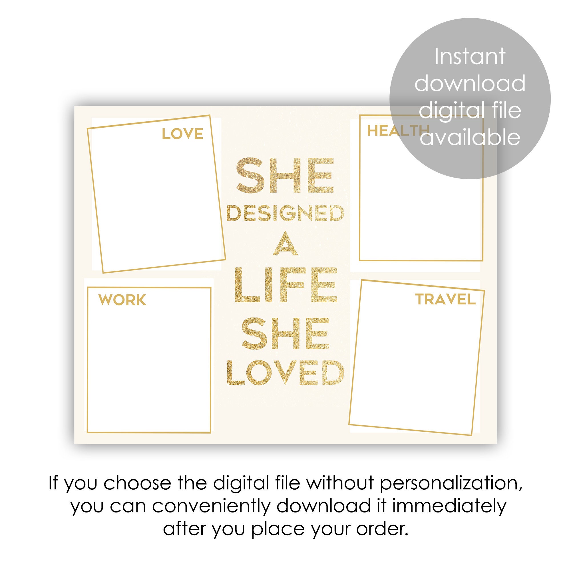 FabSelf Vision Board Kit for Women - Vision Board Supplies - 3 Section  Folded Board with 160 Vision Cards with Images and Quotes and Workbook 