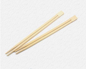 Palillos de madera desechables para añadir a su pedido de fundas para palillos