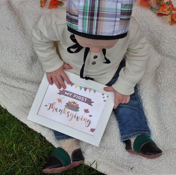 First Thanksgiving, My First Thanksgiving, Happy Thanksgiving Sign, Baby's First Thanksgiving, Thanksgiving Sign, Harvest Sign Harvest Decor Il_570xn