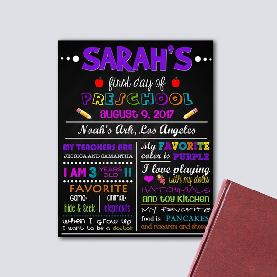 School Printables Printables School First Day of School | Etsy
