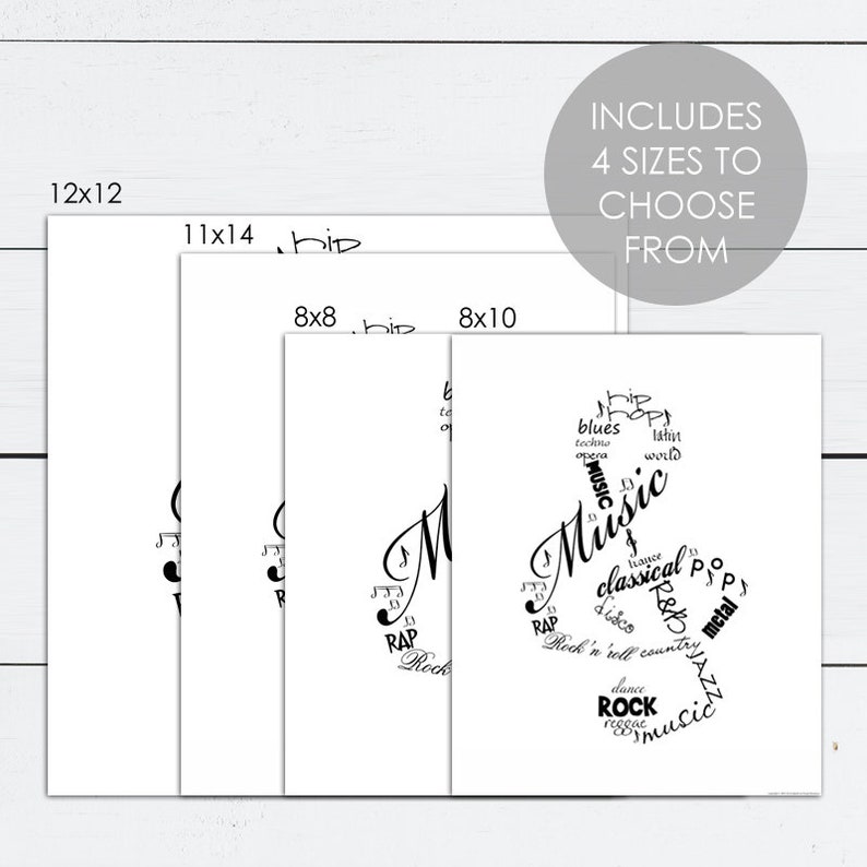 Music Wall Art Music Art Music Note Wall Art Music Print Etsy