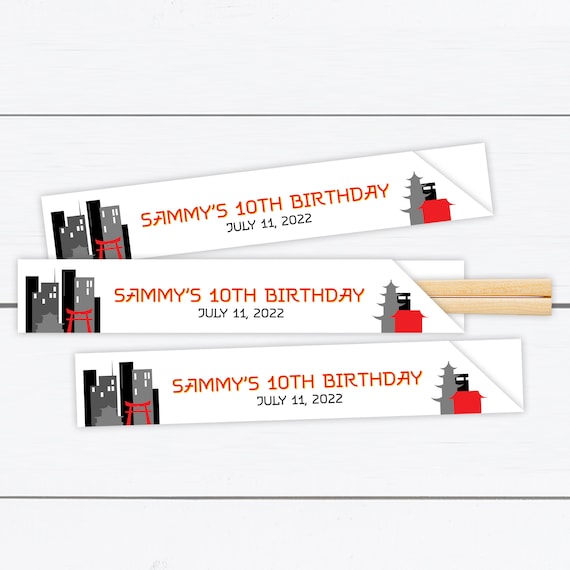 Japanese Chopsticks, Personalized Chopstick Sleeves, Japanese Party Favor, Japanese Party, Wedding Party Favor, Chopstick Sleeves, Tokyo Il_570xn
