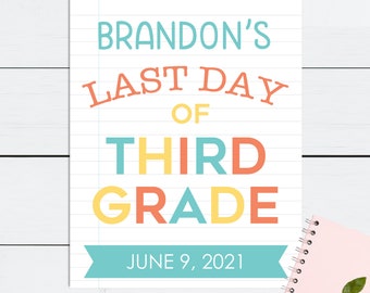 Last Day of School, Last Day of School Sign, Last Day of School Quarantine, Distance Learning, Quarantine Sign, Homeschool Sign, Last Day