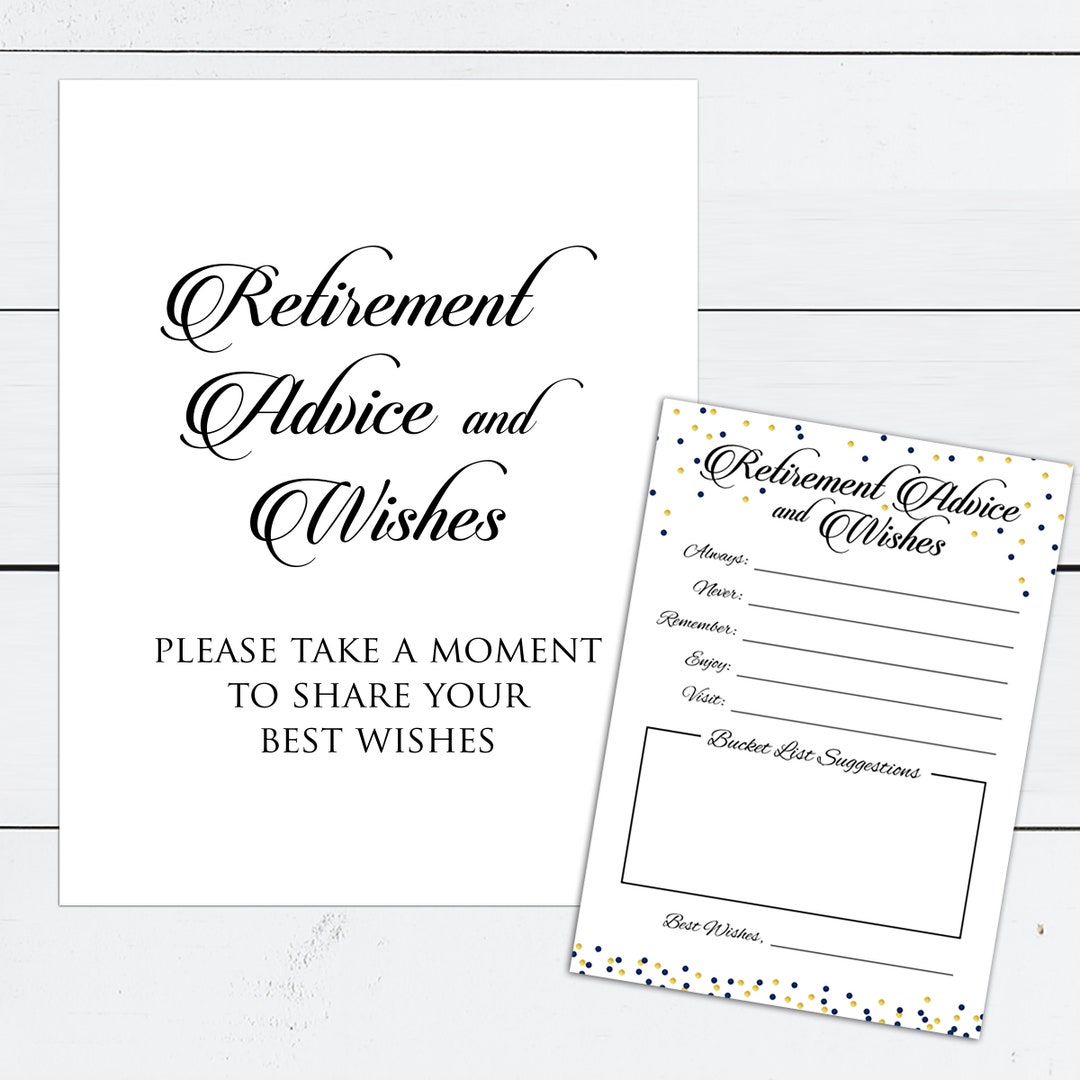 Retirement Ideas, Ideas for Retirement Party, Retirement Wishes