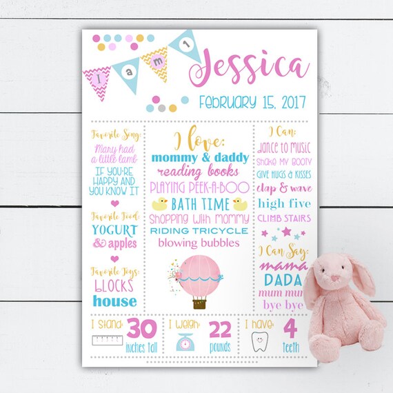 First Birthday Decoration First Birthday Board First Birthday