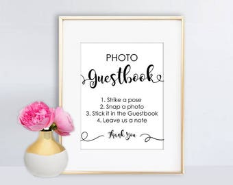 Photo Guest Book, Photo Guest Book Sign, Photo Guestbook, Photo Guestbook Sign, Photo Guest Book Wedding, Guest Book, Wedding Sign