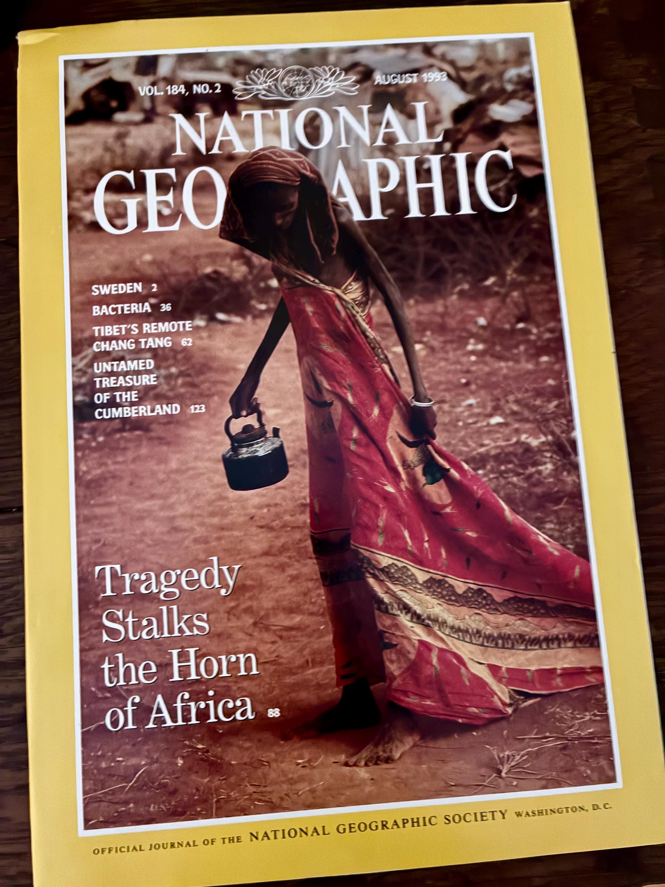 6 Vintage National Geographic Magazines 1993 July–december With