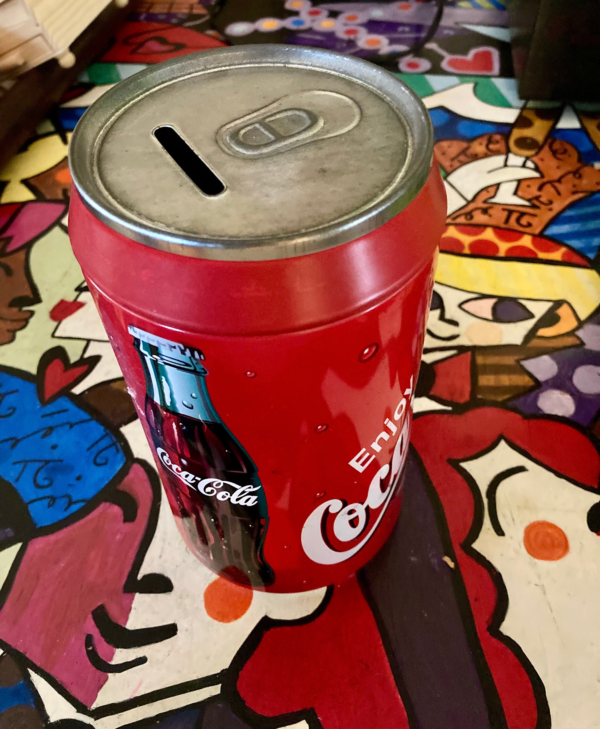 Vintage Coca-cola Tin Bank, Coca-cola Classic Metal Bank, Vintage 2000 ...