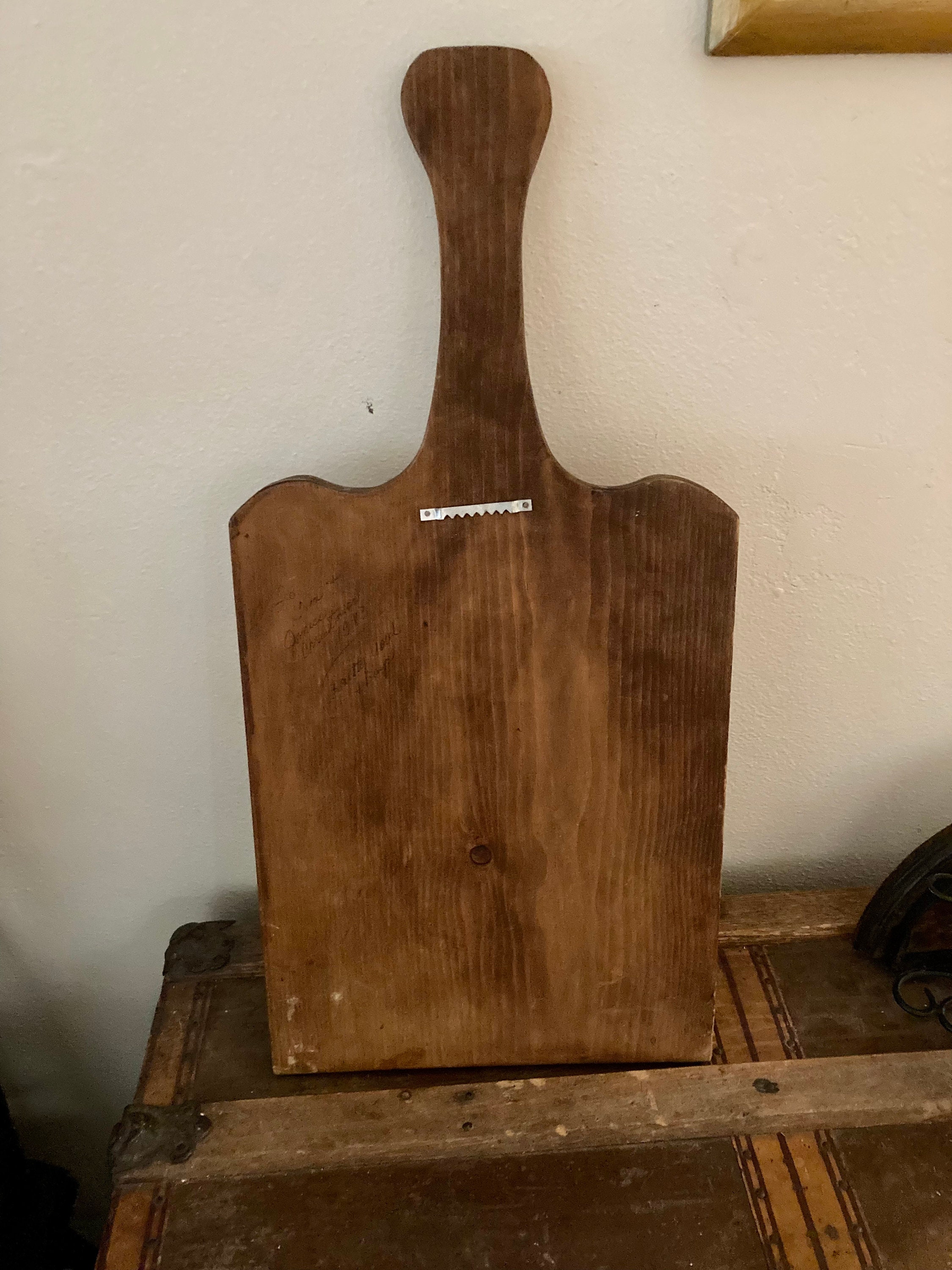 Large Vintage Cutting Board Decorative Handpainted Cutting Etsy