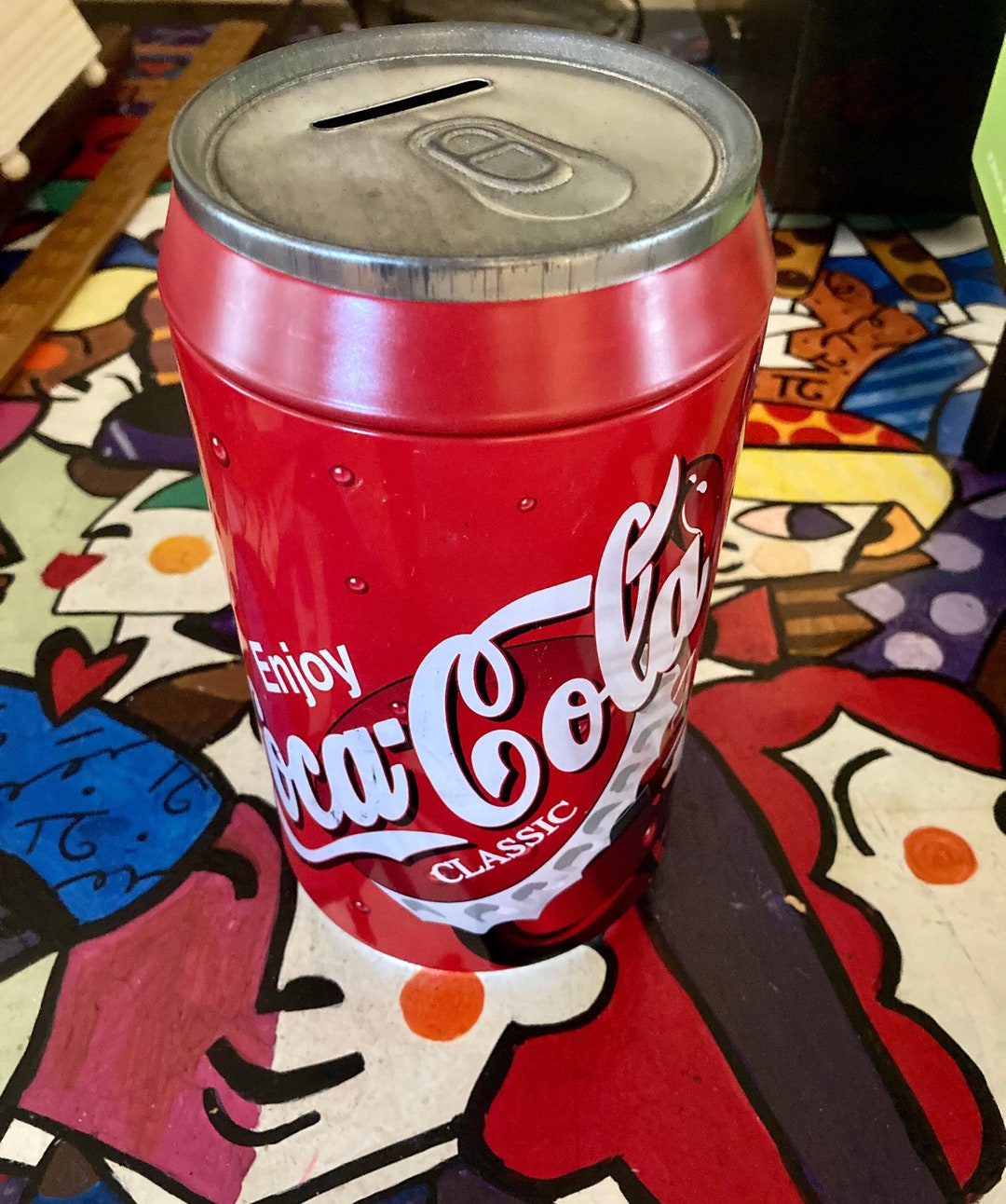 Vintage Coca-cola Tin Bank, Coca-cola Classic Metal Bank, Vintage 2000 ...