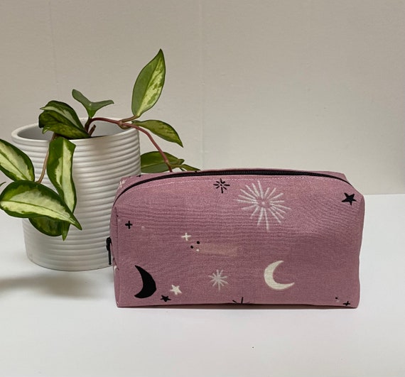 Moon Cosmetic Bag, Witchy Bags and Purses, Women Gift Ideas, Gothic Gift  for Her, Period Pouch, Spooky Accessories, Purse Organizer Pouches 