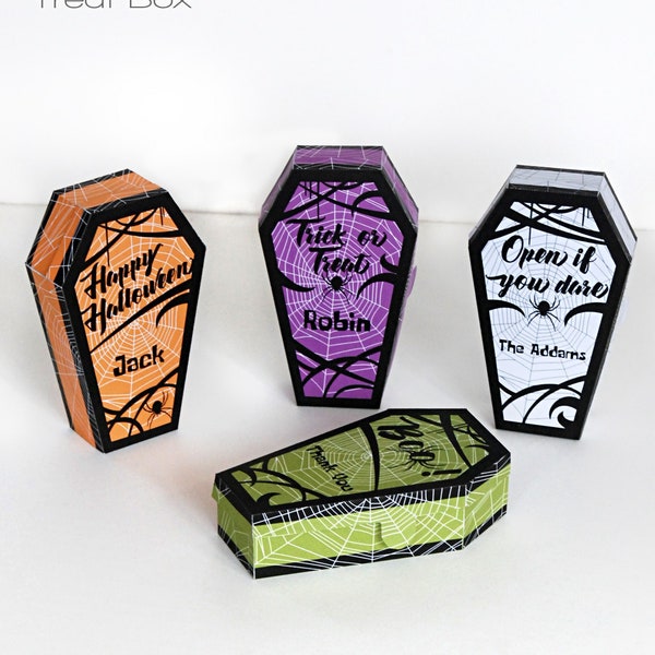 Halloween Coffin Box Etsy