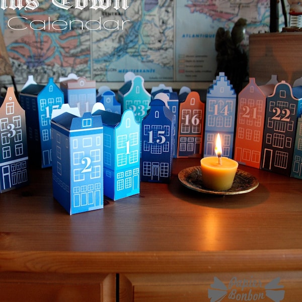 Diy Advent Calendar Etsy