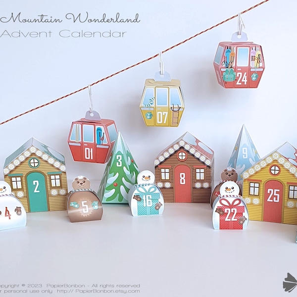 Handmade Advent Calendar Etsy