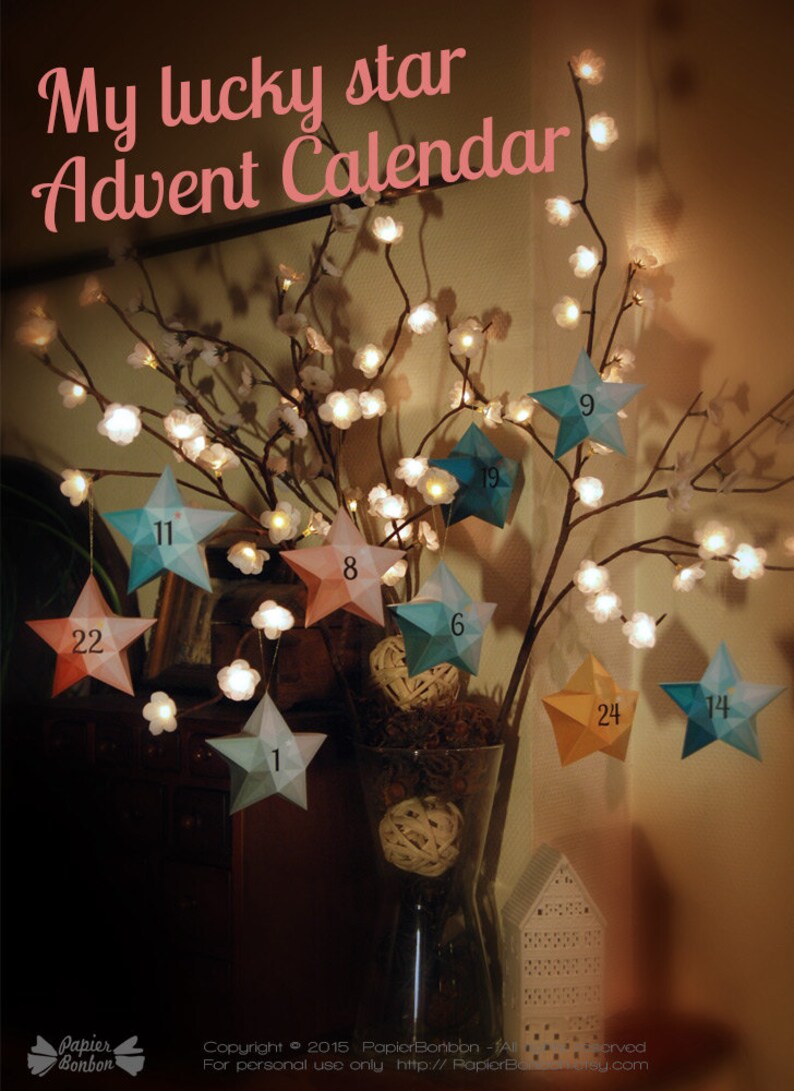 Advent calendar printable Christmas calendar christmas image 3