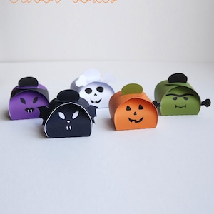 Halloween Monster treat box printable