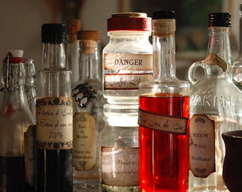 Etichette da farmacia di Halloween etichette di pozioni etichette di veleno stampabili modificabili