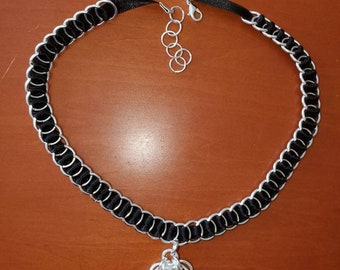 Crystal Chainmaille Necklace