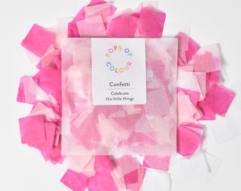 Pink Mix Confetti, Pink Confetti, Baby Shower Decorations, Hen Party Favours, Party Confetti Bag