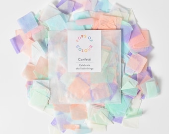 Pastel Confetti, Pastel Mix, Pastel Decorations, Spring Wedding Confetti, Party Confetti Bag